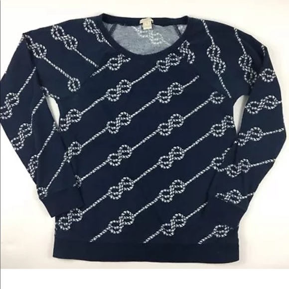 J. Crew Tops - J. Crew Factory nautical sweatshirt. Size S.